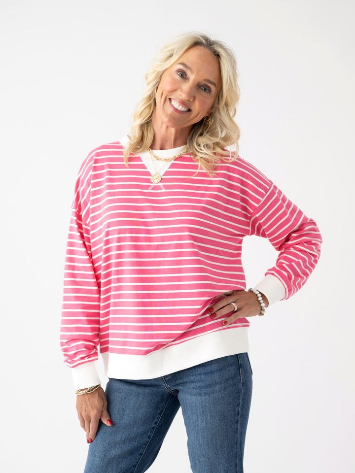 Daily Ease Striped Pullover