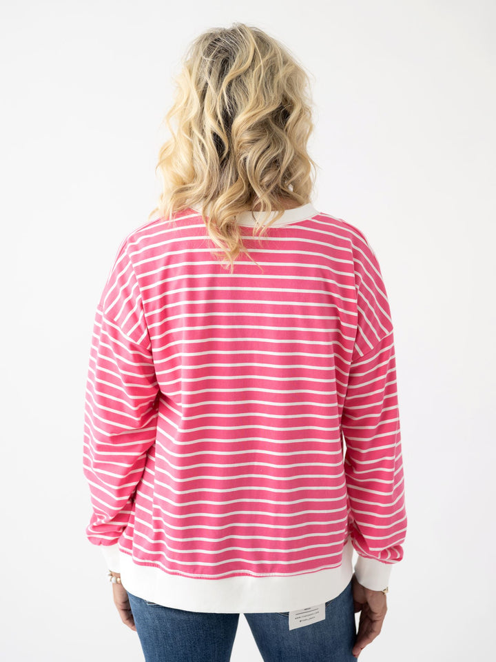 Daily Ease Striped Pullover
