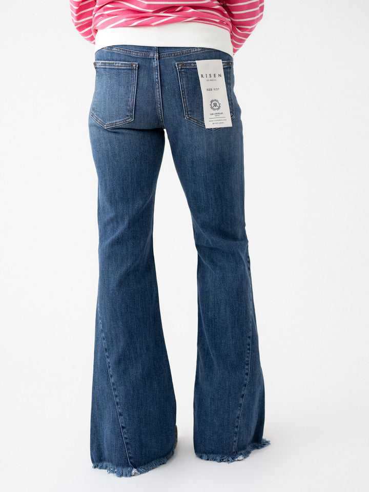 Risen Mid Rise Flare Side Seam - Stretchy