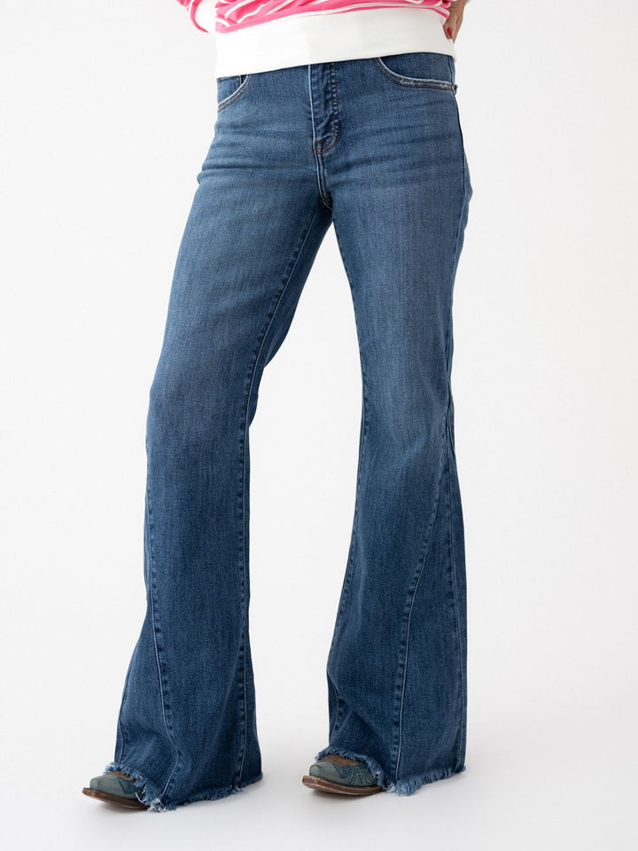 Risen Mid Rise Flare Side Seam - Stretchy