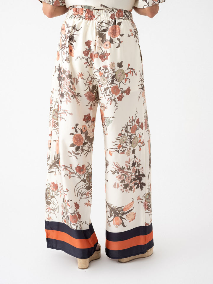 Garden Satin Stripe Pants