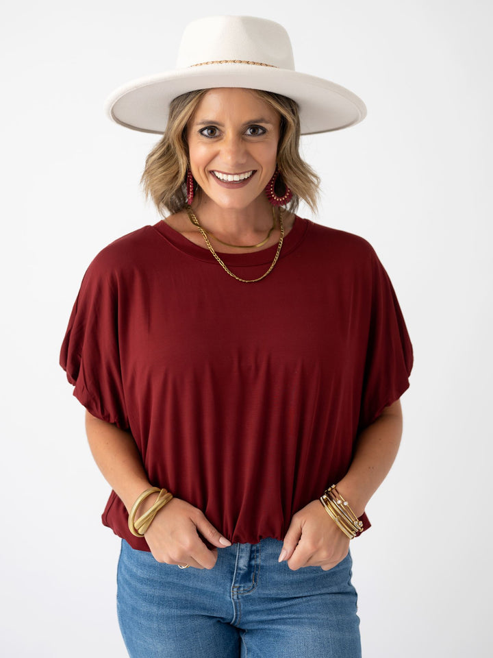 Bouncy Bubble Sleeve Top