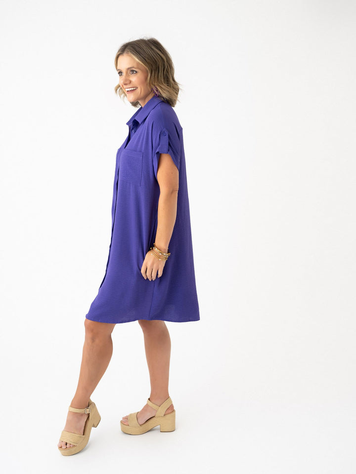 Buttoned Bliss Dress