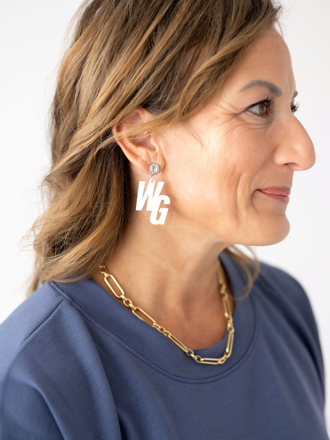 Walnut Grove Earrings with Rhinestones