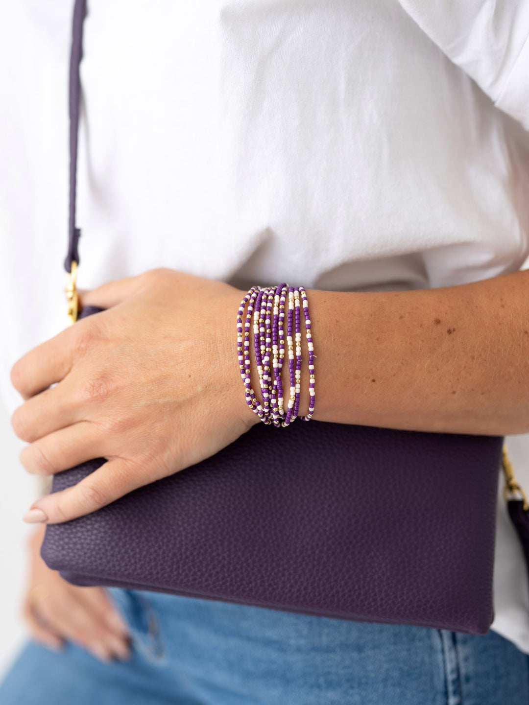 Gameday Single Strand Seed Bracelet