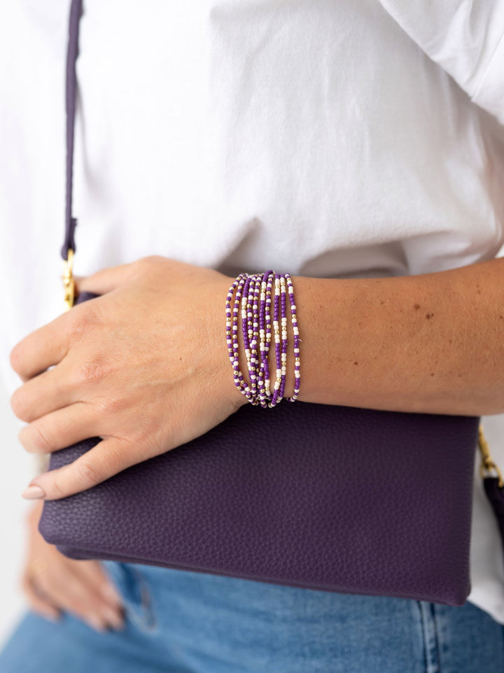 Gameday Single Strand Seed Bracelet