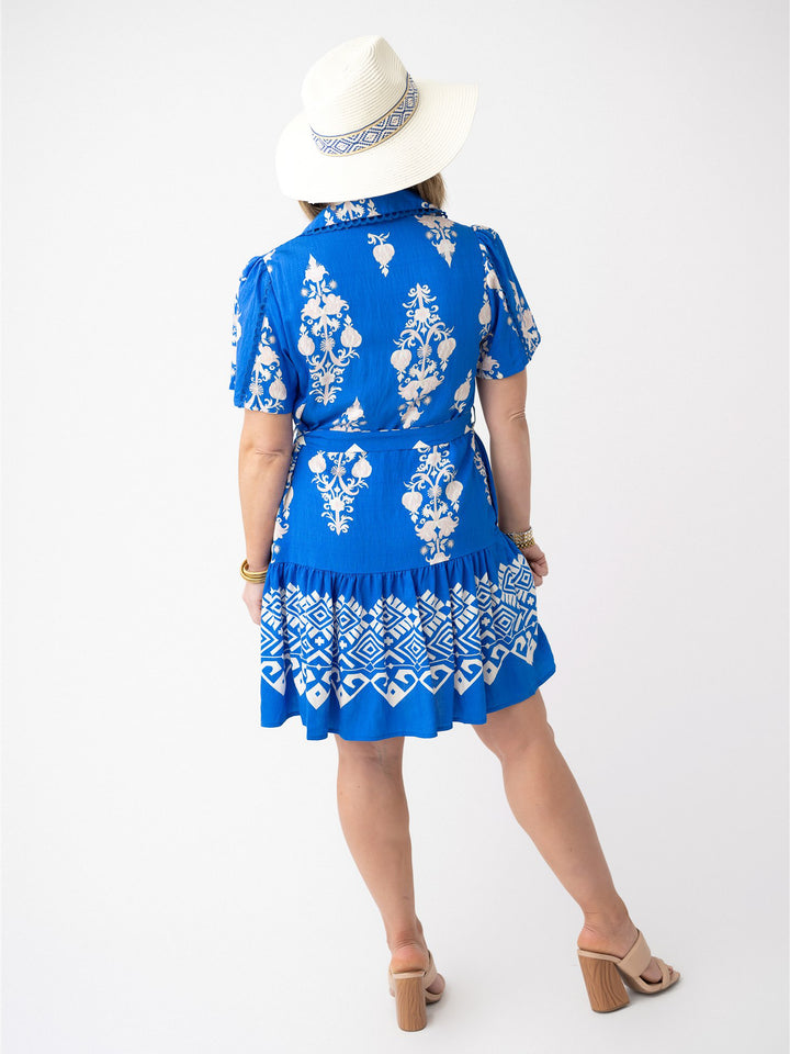 Fun & Fancy V Neck Dress