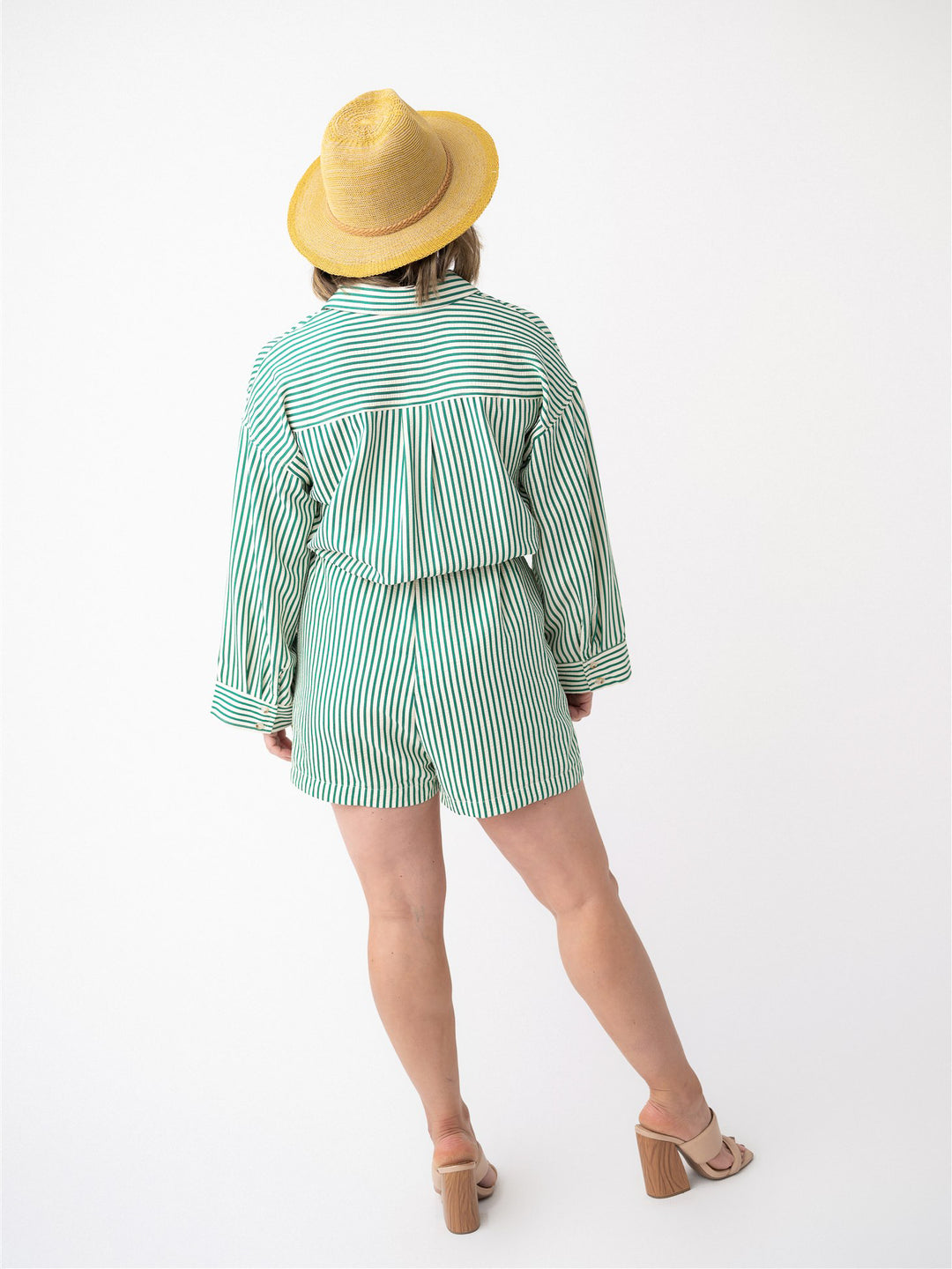 Rocking It Striped Romper