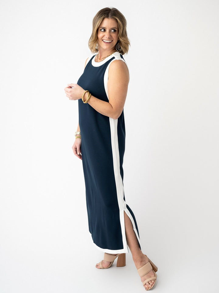 Refined Classic Side Stripe Maxi