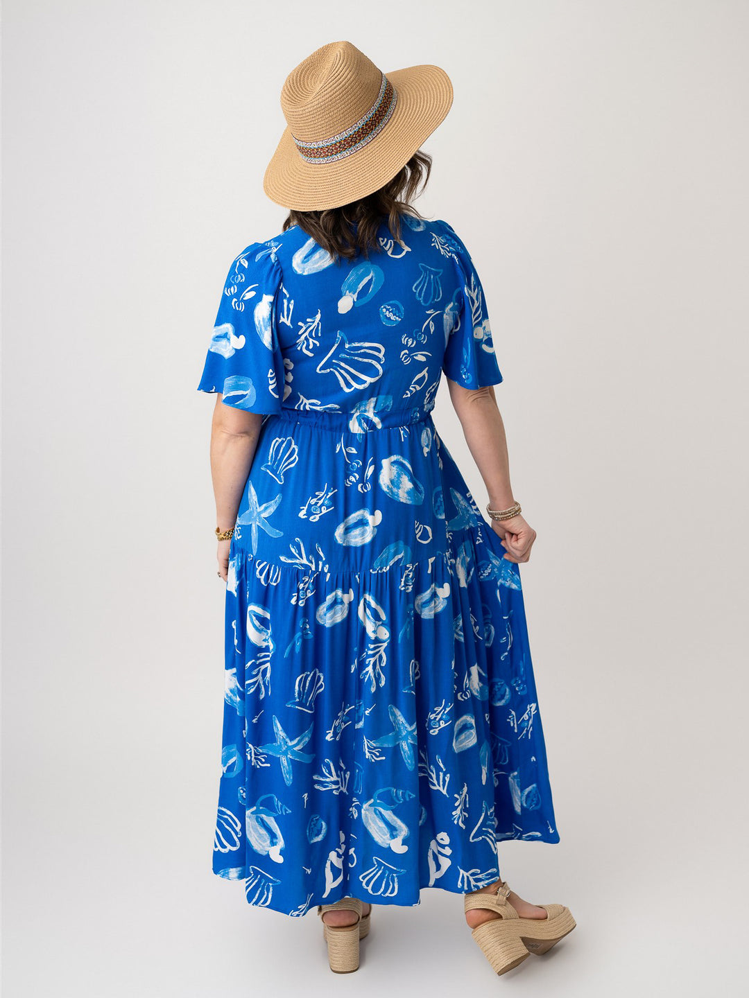 Toast to Tropics V Neck Maxi