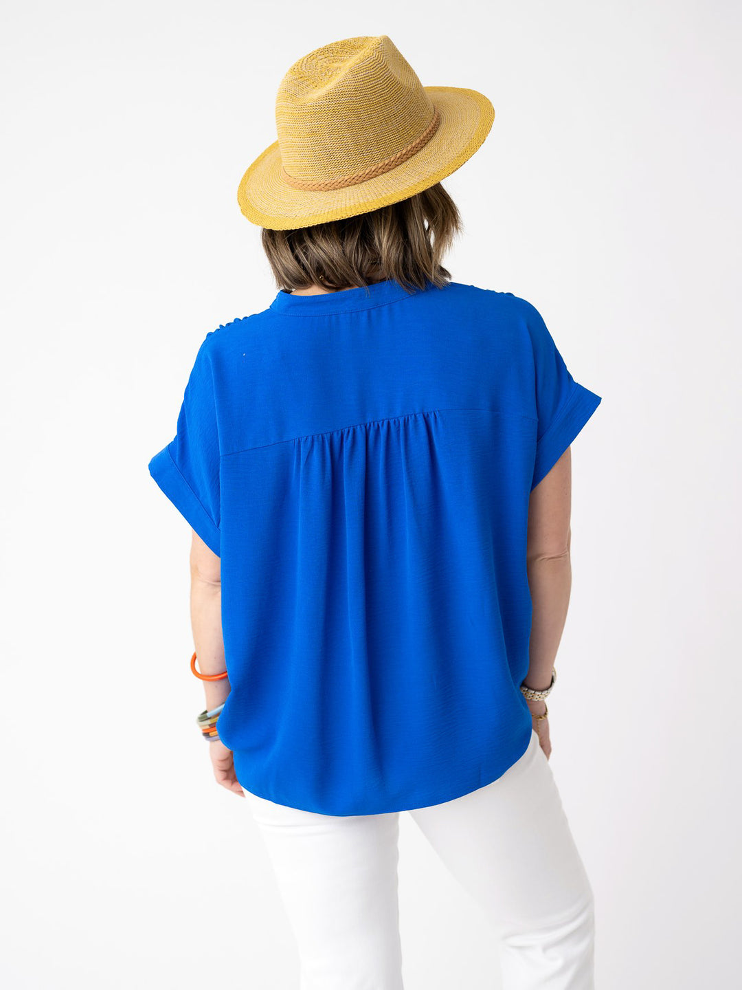 Signature V Neck Blouse