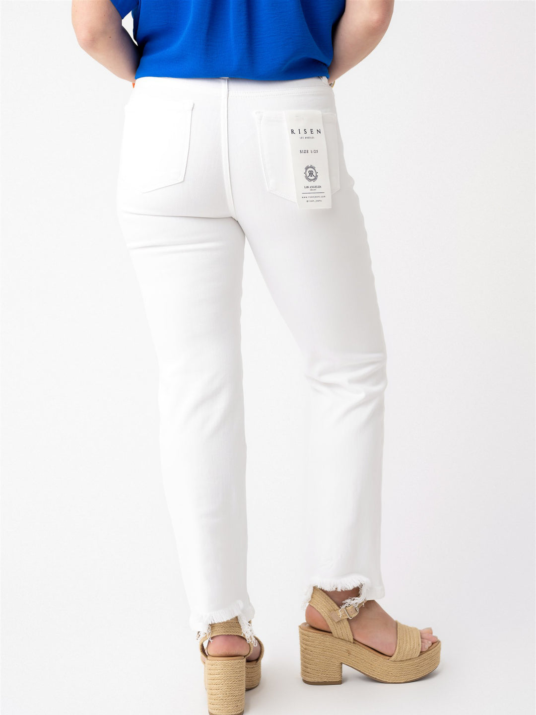 Risen RC High Rise Crop Straight Pants