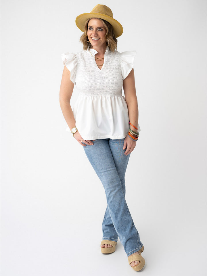 Charlotte Classic Smock Blouse