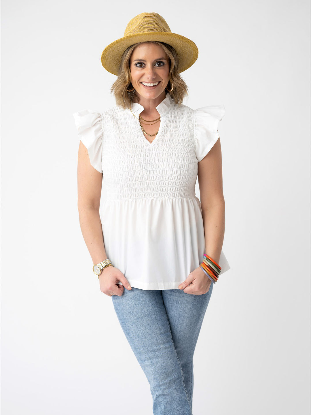Charlotte Classic Smock Blouse