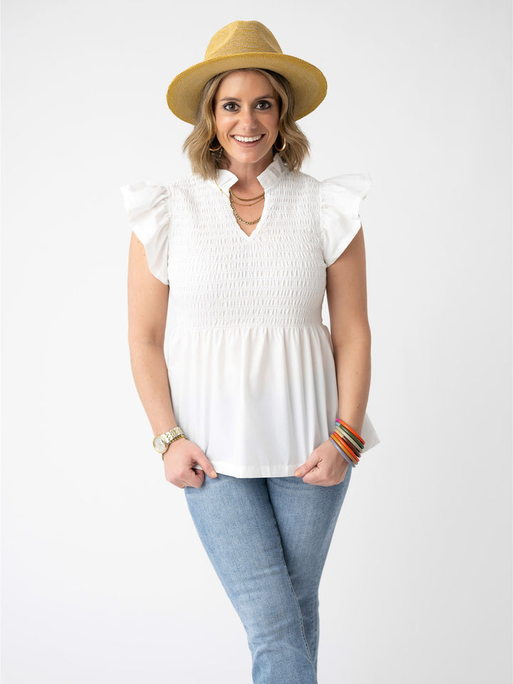 Charlotte Classic Smock Blouse