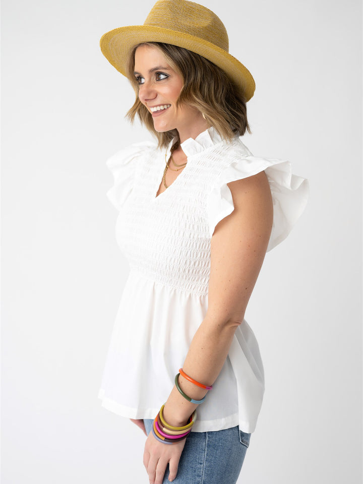 Charlotte Classic Smock Blouse