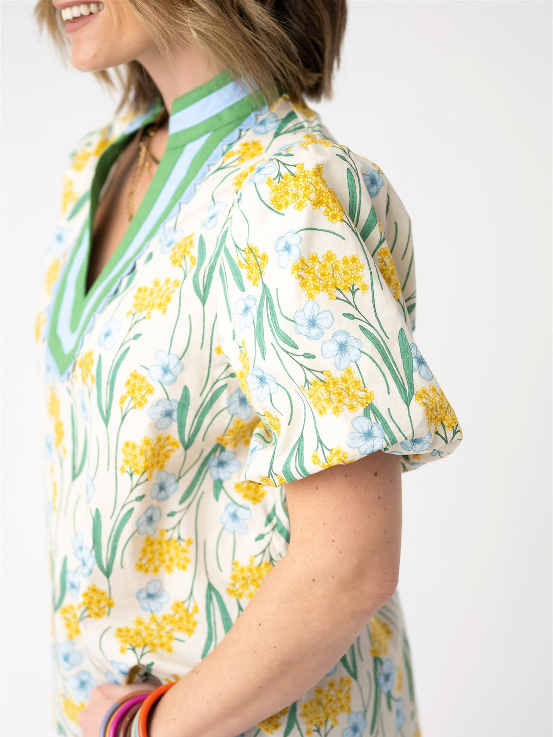 Golden Petals Top