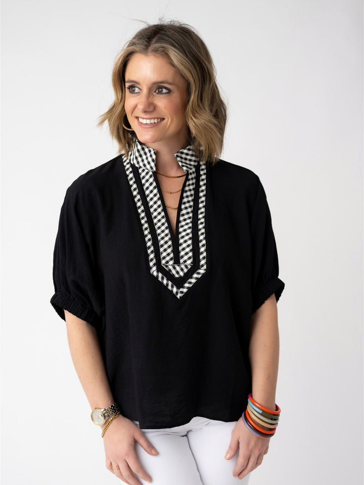 Checkmate Chic Top