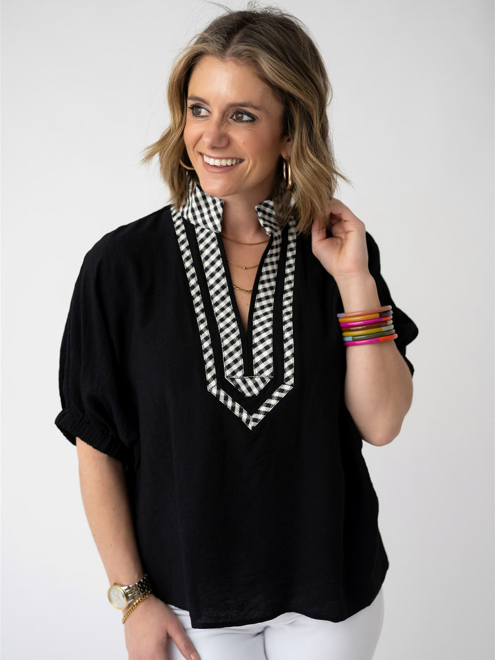 Checkmate Chic Top