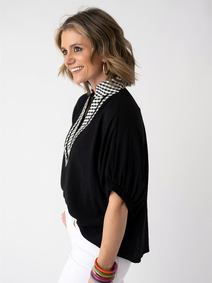 Checkmate Chic Top
