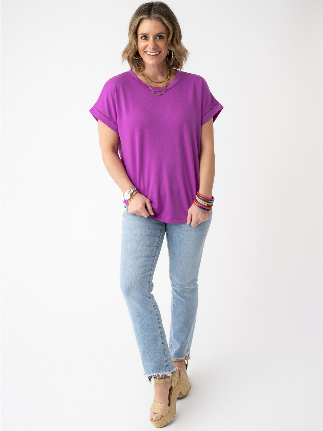 Everyday Cuff Tee