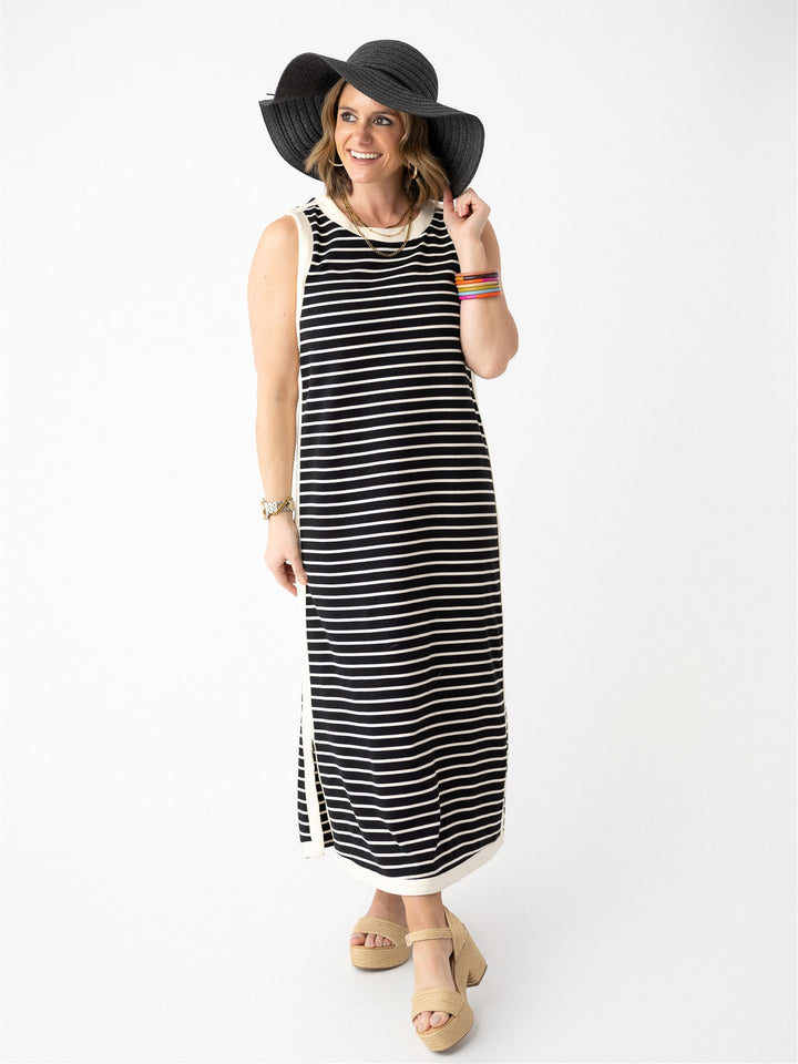 On the Horizon Sleeveless Stripe Maxi