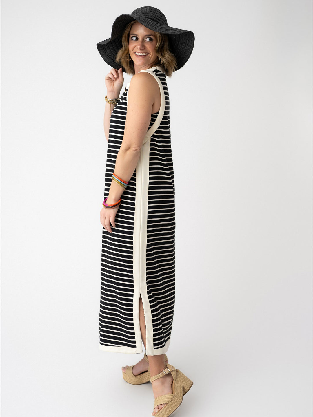 On the Horizon Sleeveless Stripe Maxi