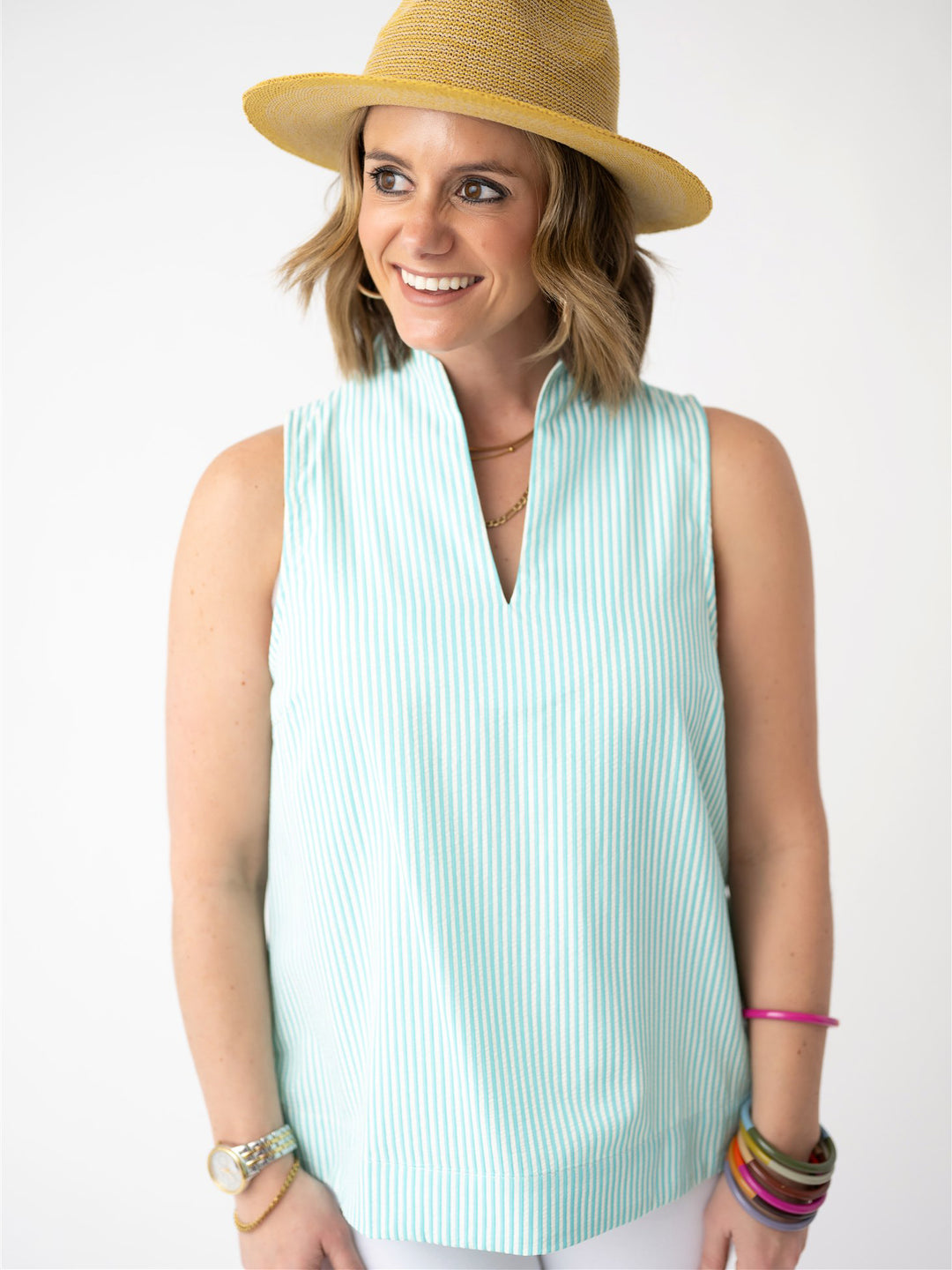 Sweet Streaks & Stripes Sleeveless