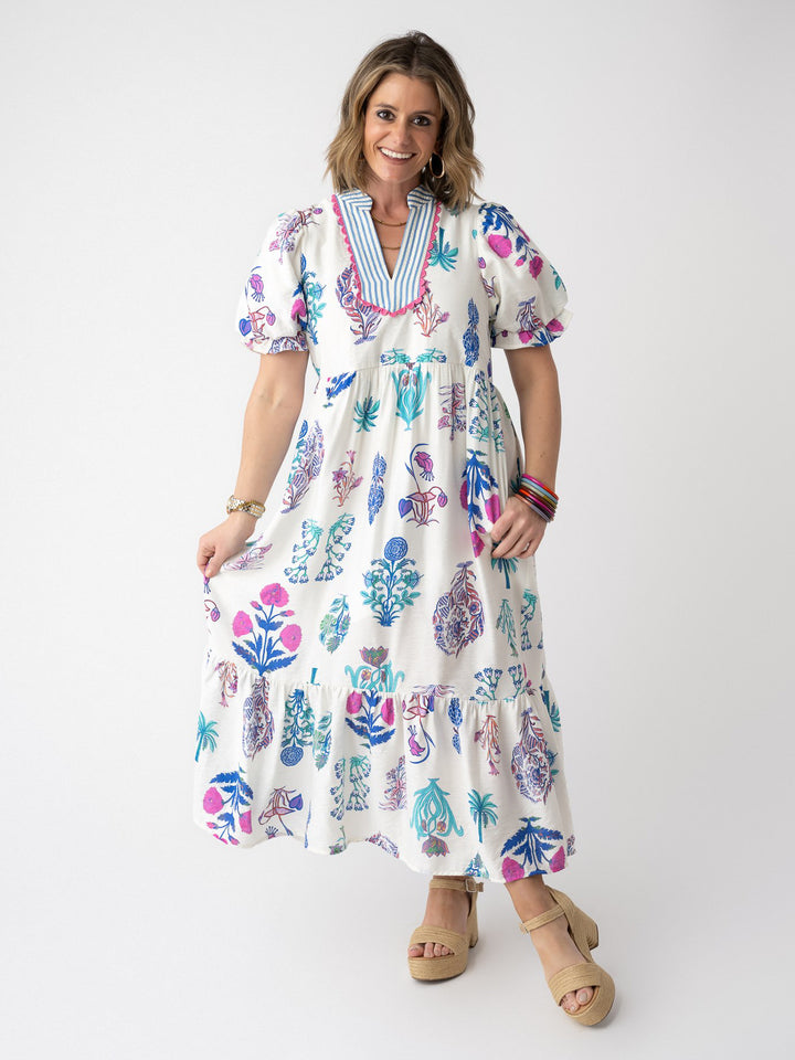 Heirloom Bloom Puff & Ruffle Dress