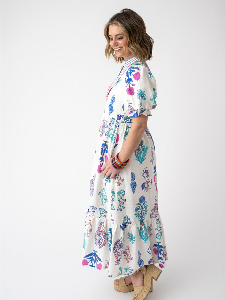 Heirloom Bloom Puff & Ruffle Dress