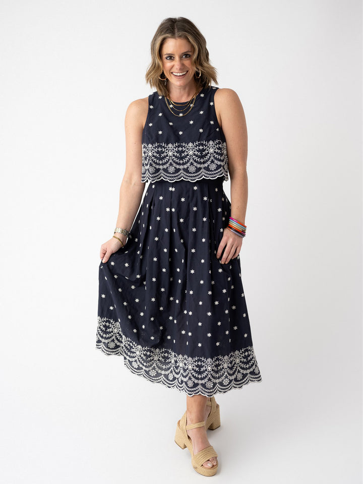 Polished Prep Eyelet Dress