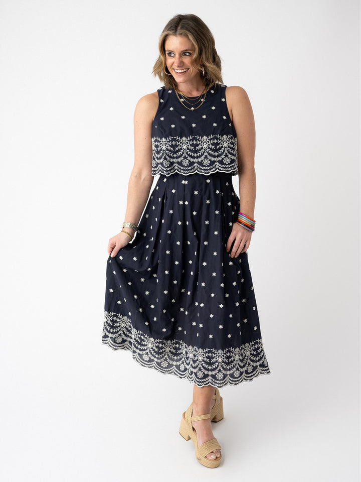 Polished Prep Eyelet Dress