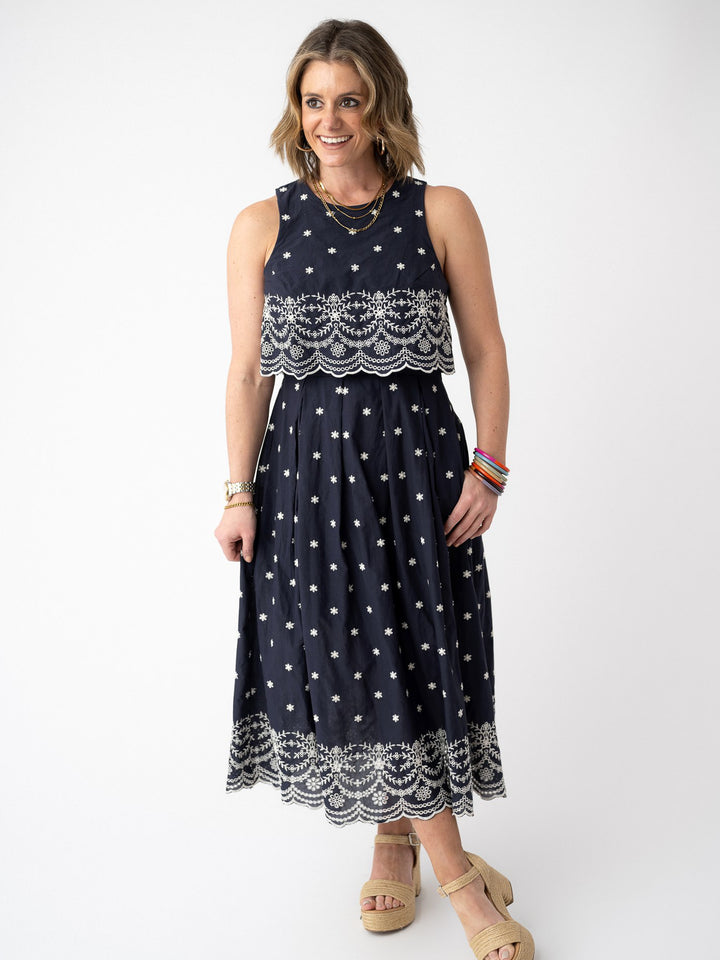 Polished Prep Eyelet Dress