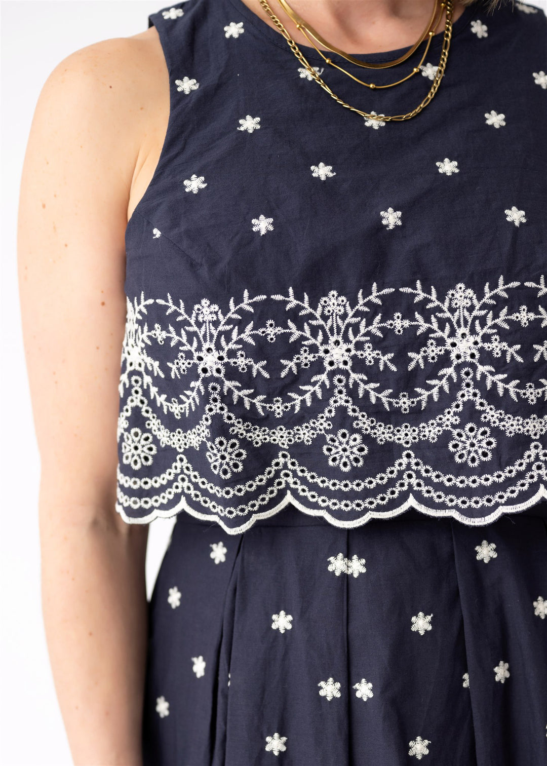 Polished Prep Eyelet Dress