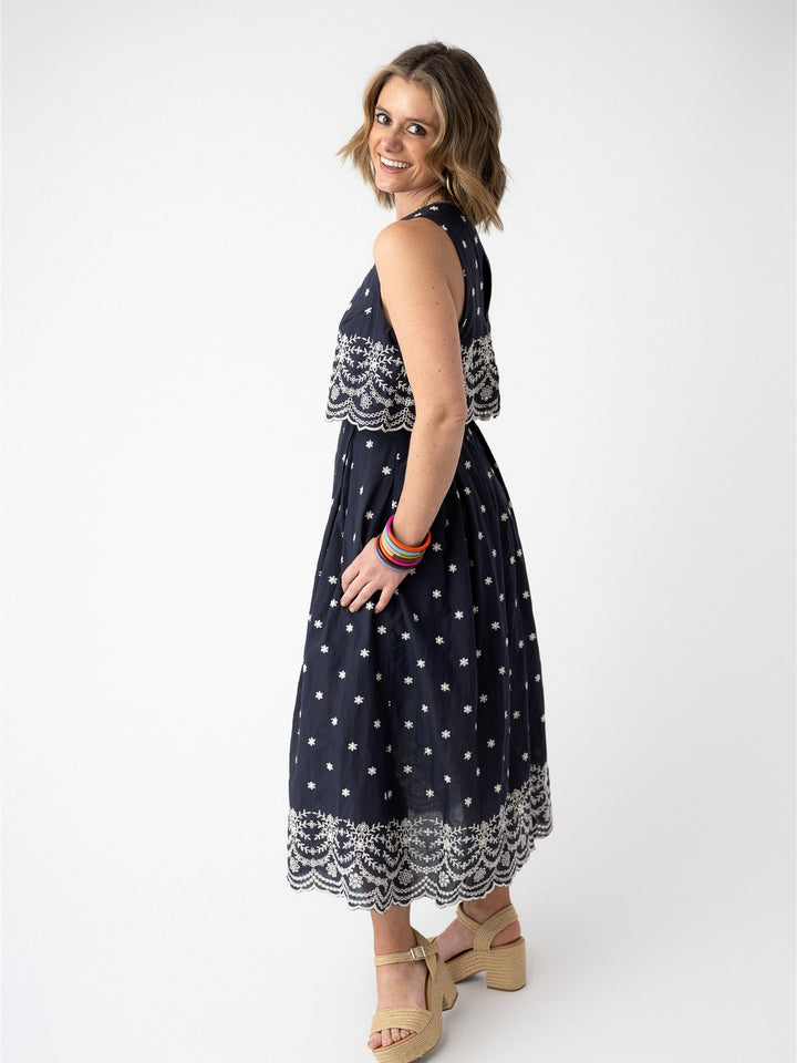 Polished Prep Eyelet Dress