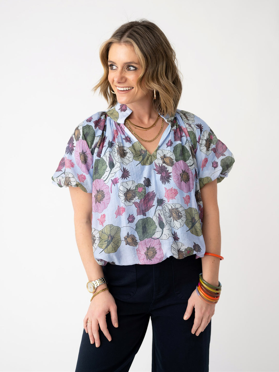 Vine to Vintage Bubble Blouse