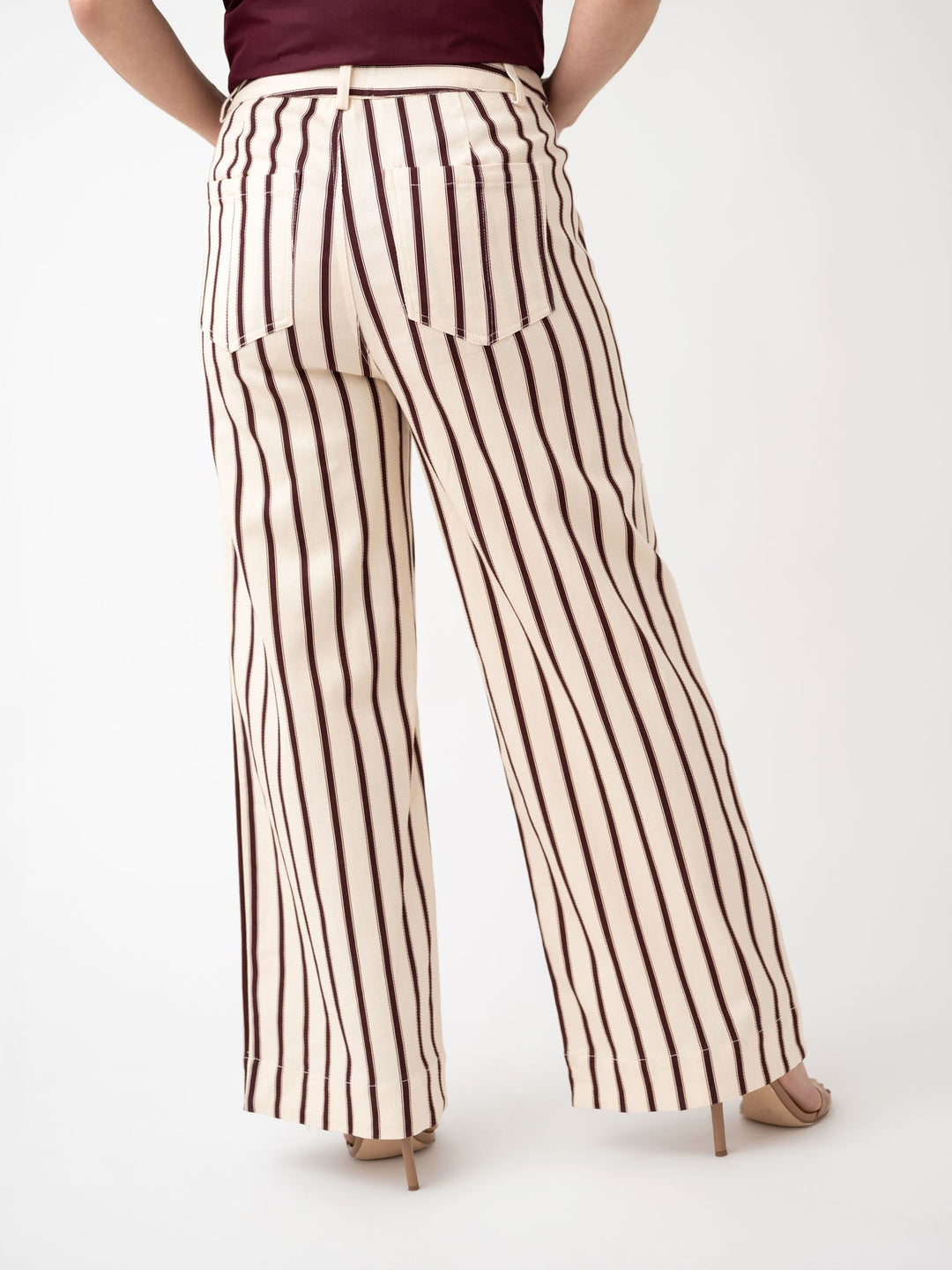 Polished Pinstripe Pocket Pants