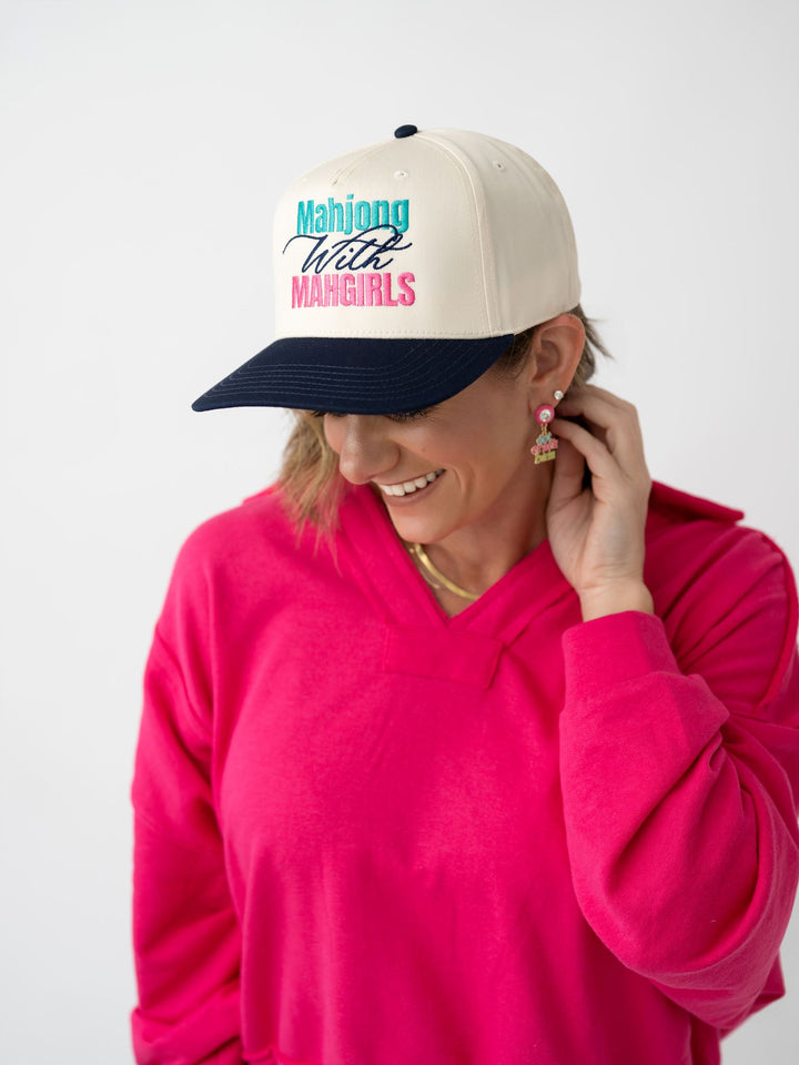 Mahjong with Mahgirls Snapback Hat