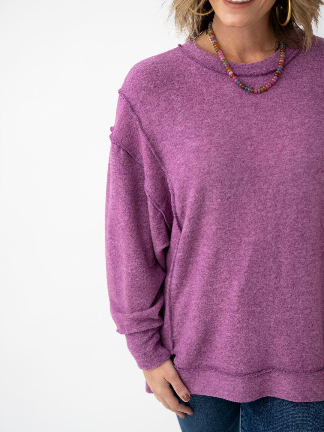 Exposed Seam Fleece