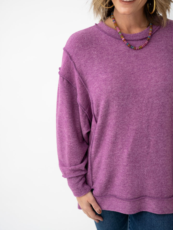 Exposed Seam Fleece