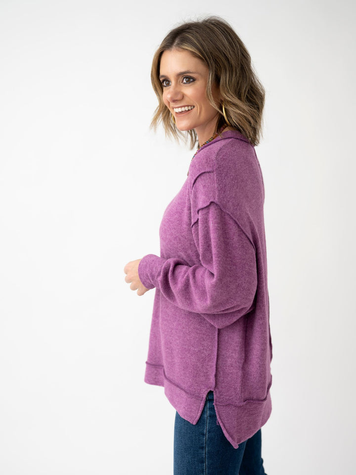 Exposed Seam Fleece