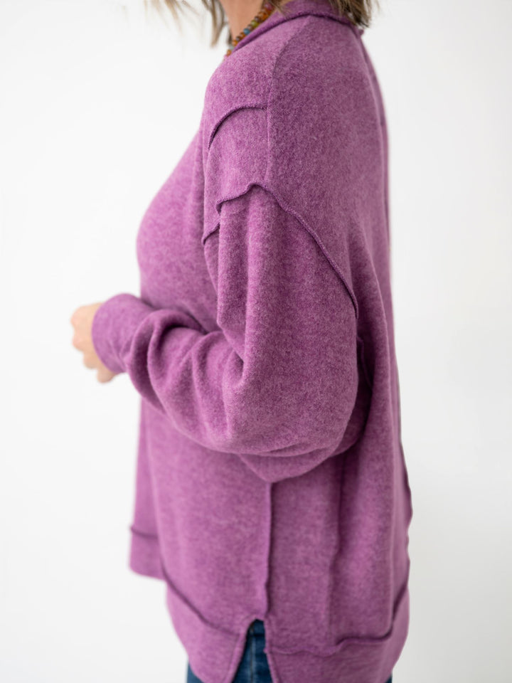 Exposed Seam Fleece