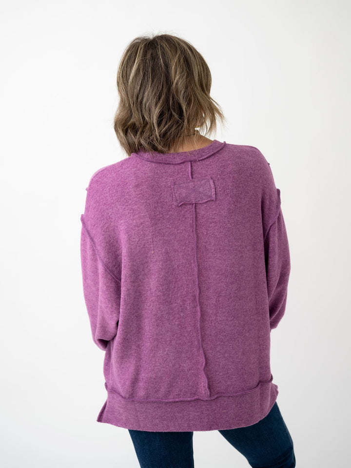 Exposed Seam Fleece