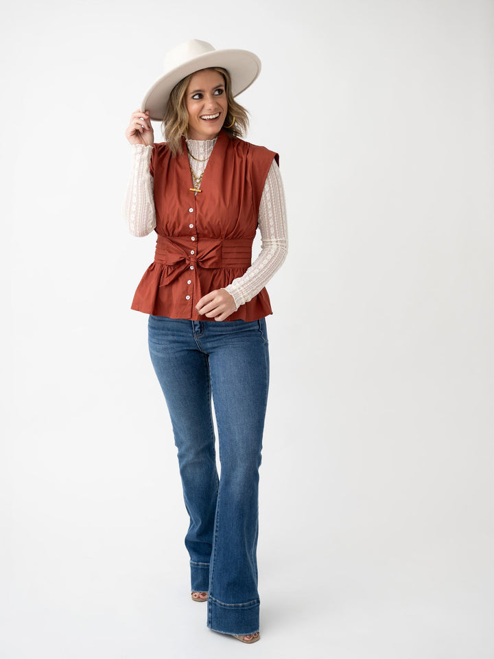 Tied & True Ruffle Top