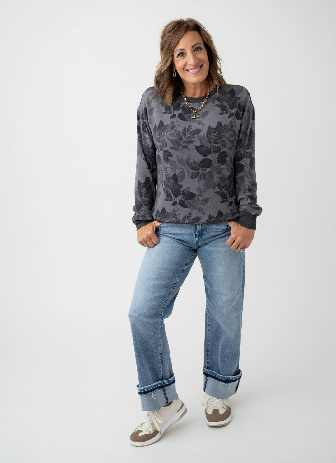 Fancy in Floral Sweater