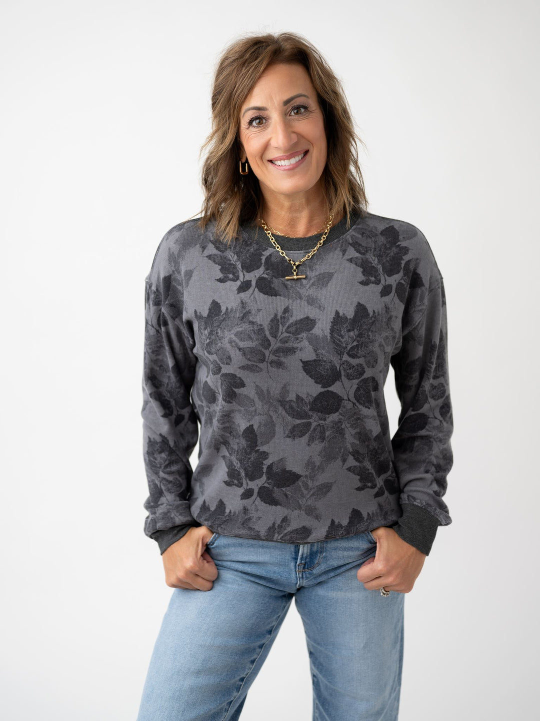 Fancy in Floral Sweater