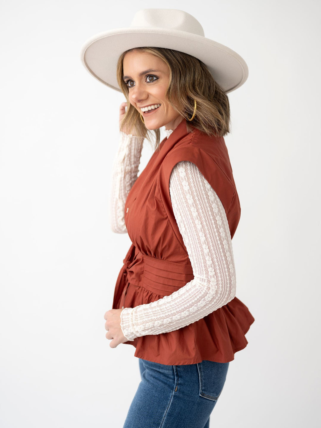 Tied & True Ruffle Top
