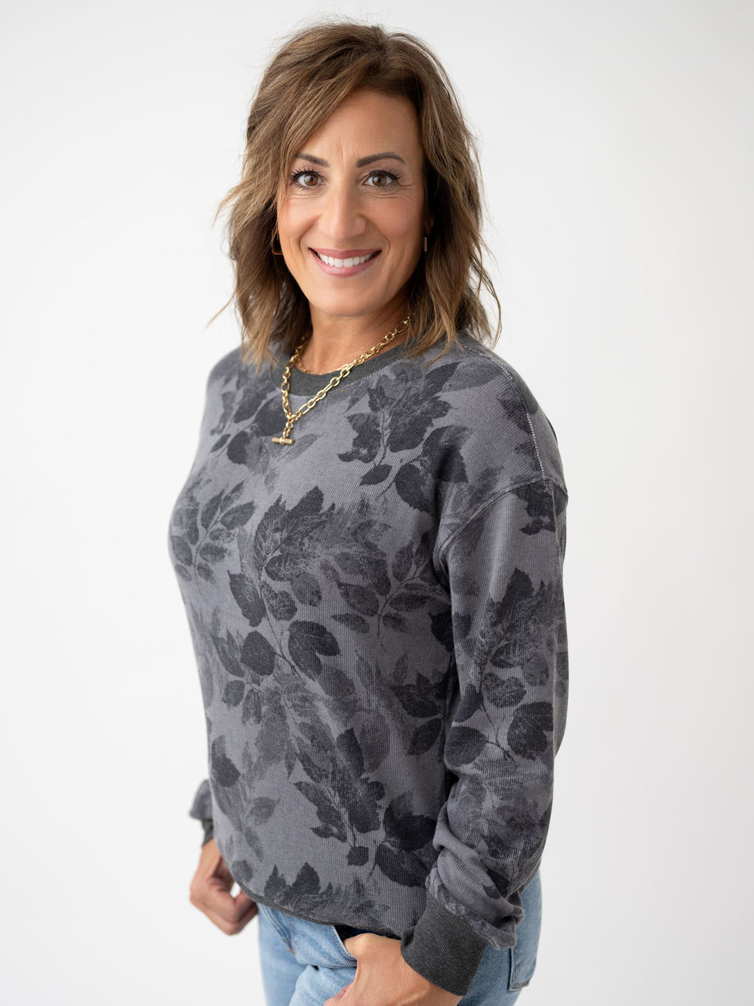 Fancy in Floral Sweater