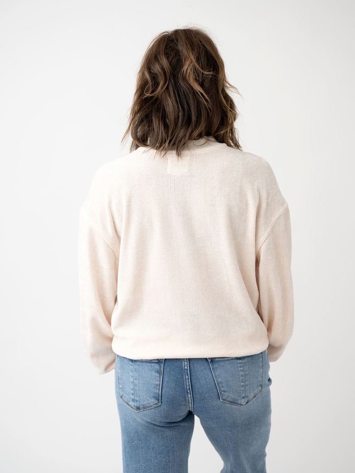 Relax in Velour Pullover Sweatshirt