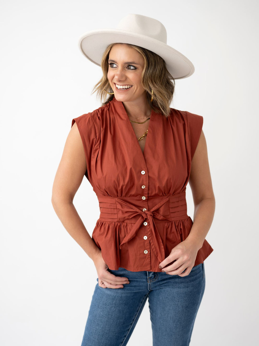 Tied & True Ruffle Top